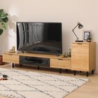 テレビ台(ローボードエトナセット170LB/サイドボード40SB LBR) 1枚目画像