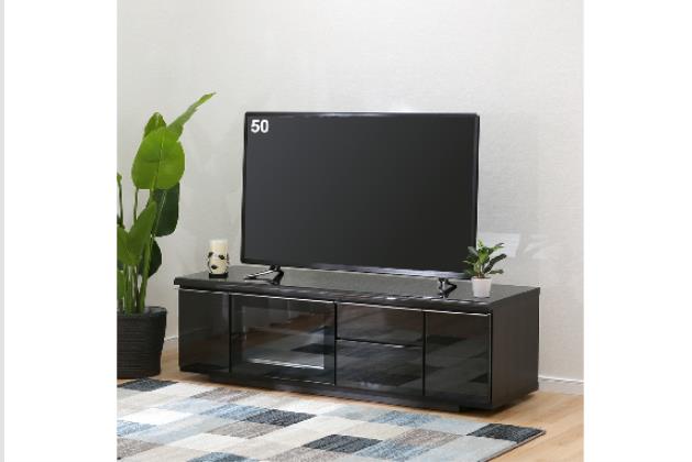 テレビ台 (ローボードポスティア 150 BK) ブラック ローボード（テレビ台） ポスティア 150 BK ブラック <N