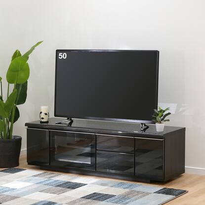 テレビ台(ローボードポスティア 150 BK)通販 | ニトリネット【公式 