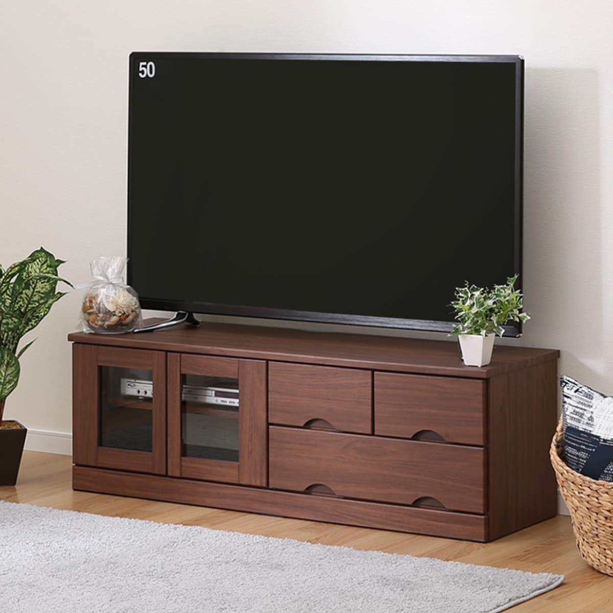 テレビ台(ローボードNブレイス 120LB MBR)通販 | ニトリネット テレビ台(ローボードNブレイス 120LB MBR)通販 | ニトリネット