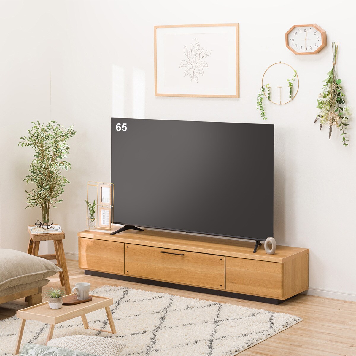 ニトリ NITORI ローボード テレビ台 テレビボード ソフトクローズ