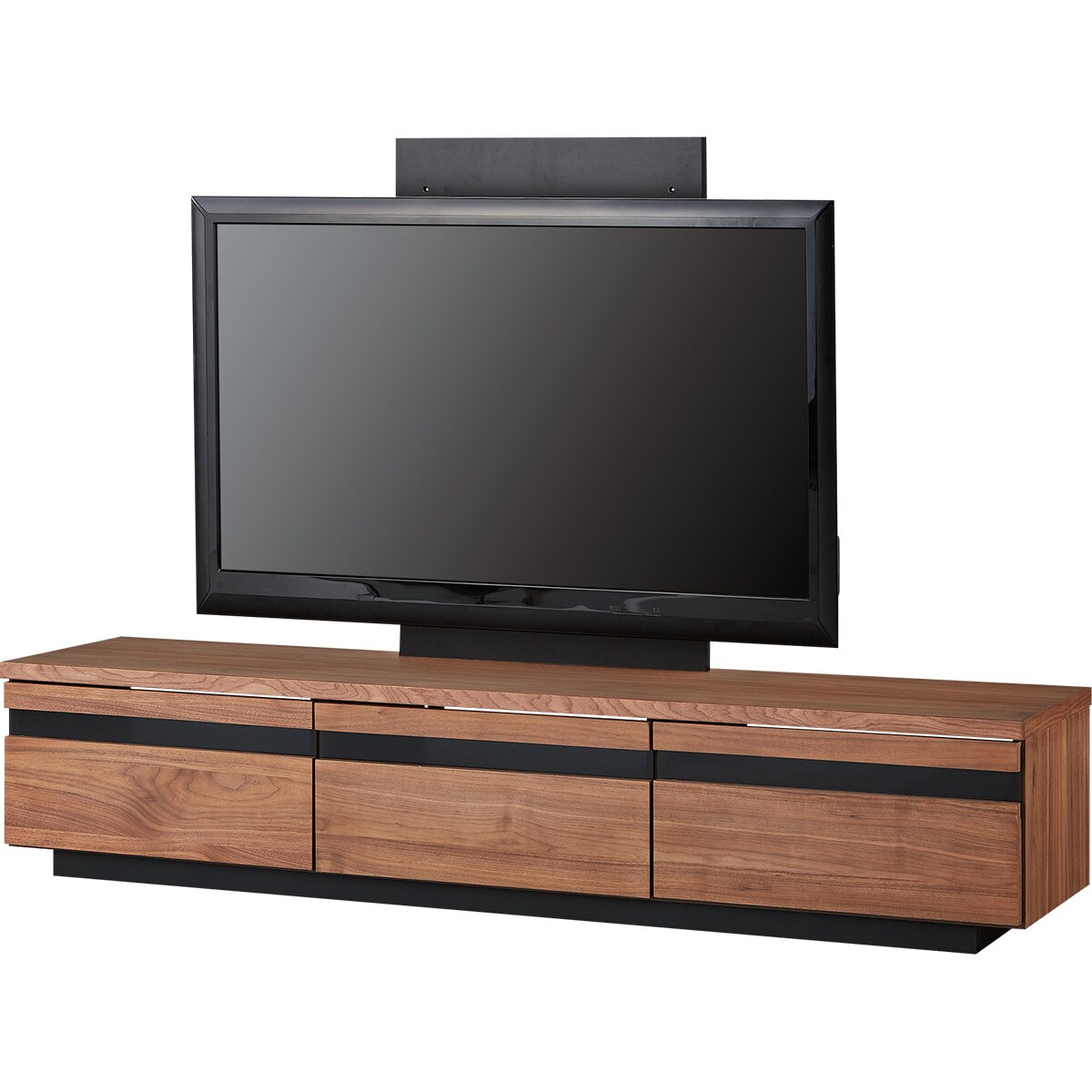 テレビ台(ローボードハヅキ2セット180MBR/TV固定ボード)