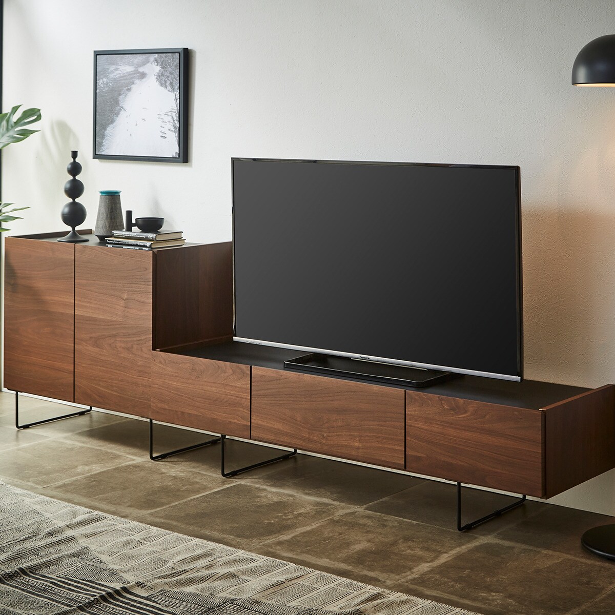 ローボード(MM05 150 MBR) | ニトリネット【公式】 家具・インテリア通販