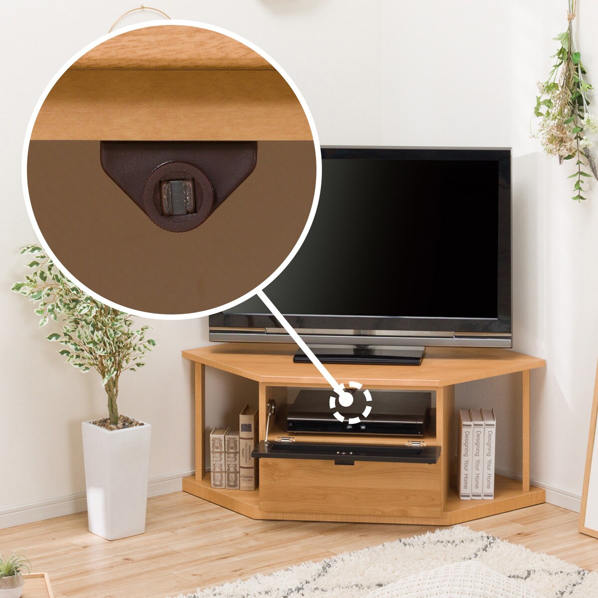 ニトリ テレビ台(ローボードMM04 90LBR) テレビ台 TV台 TVボード