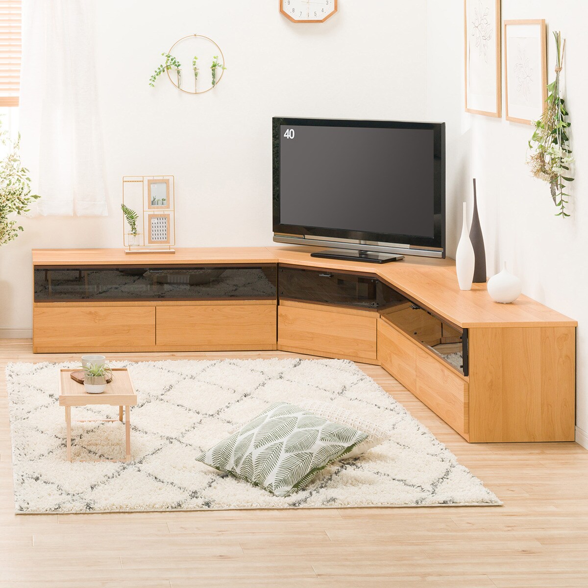 k186【☆家具全品半額キャンペーン】　テレビボード　テレビ台　ニトリ　カード利用可能　家具　プラクラ南9条店　札幌 k186【☆家具全品半額キャンペーン】 テレビボード テレビ台