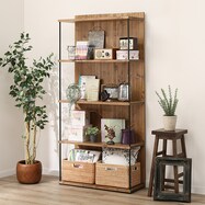 ヴィンテージ木製シェルフ ウッドラック 通販 ニトリネット 公式 家具 インテリア通販