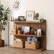 ヴィンテージ木製シェルフ ウッドラック 通販 ニトリネット 公式 家具 インテリア通販