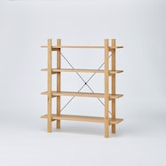 オープンシェルフ 120 LBR AS002(Living in Comfort)