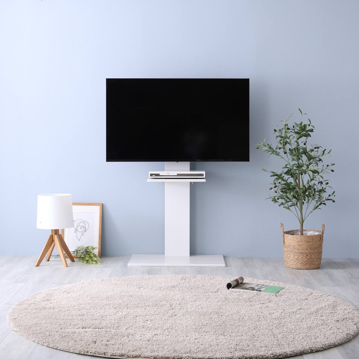 壁寄せテレビスタンド(トエルH-WH/WW) | ニトリネット【公式】 家具