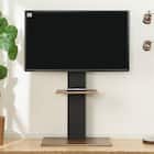 壁寄せテレビスタンド(トエルH-MBR/BK) 7枚目画像
