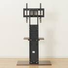 壁寄せテレビスタンド(トエルH-MBR/BK) 11枚目画像