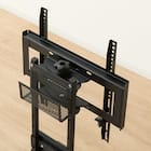 壁寄せテレビスタンド(トエルH-MBR/BK) 14枚目画像