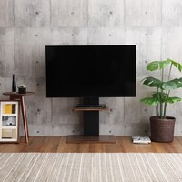 壁寄せテレビスタンド(トエルL-MBR/BK)