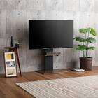 壁寄せテレビスタンド(トエルL-MBR/BK) 7枚目画像