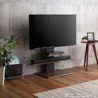 壁寄せテレビスタンド(トエルL-MBR/BK) 10枚目画像