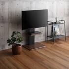 壁寄せテレビスタンド(トエルL-MBR/BK) 14枚目画像