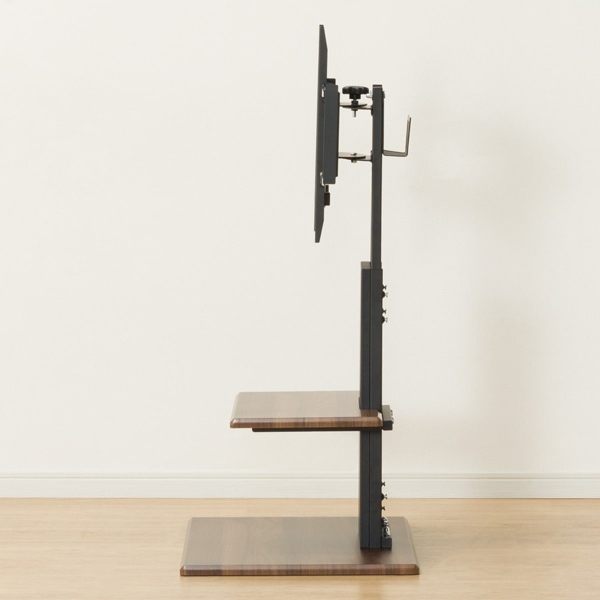 壁寄せテレビスタンド(トエルL-MBR/BK) | ニトリネット【公式】 家具