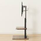 壁寄せテレビスタンド(トエルL-MBR/BK) 16枚目画像