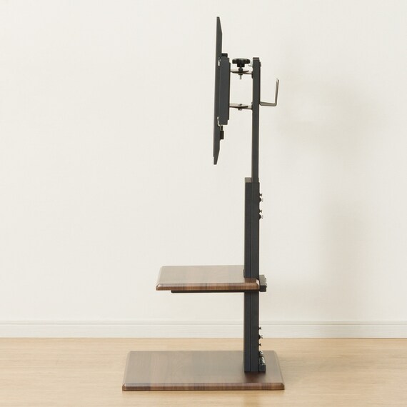 壁寄せテレビスタンド(トエルL-MBR/BK) 16枚目画像