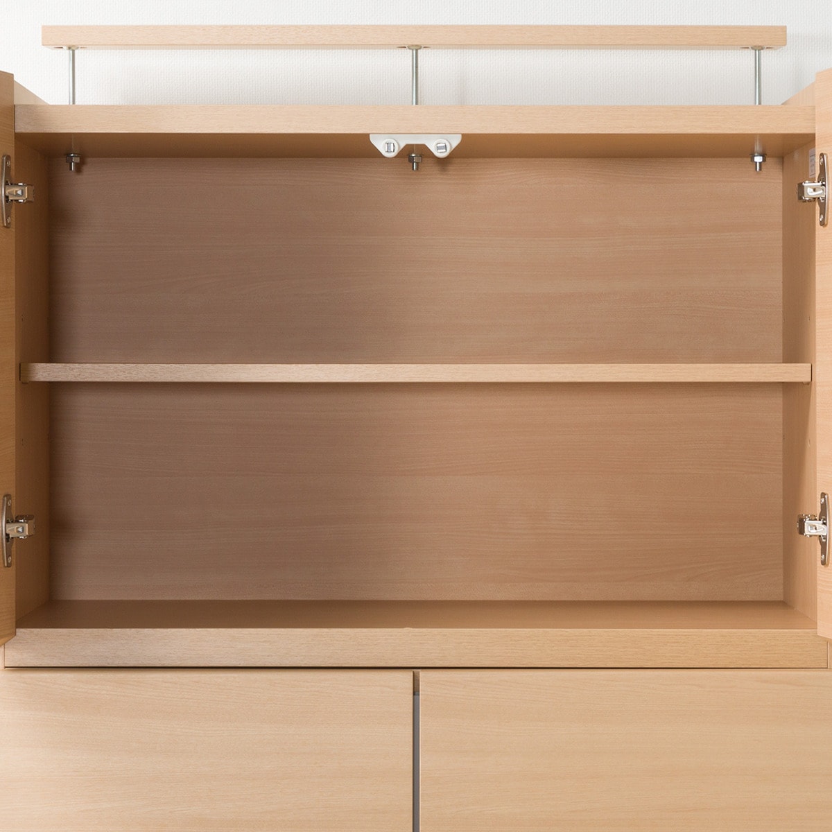 【超美品】ニトリNITORI上置き付き壁面ユニットデスク・キャビネット 上置き付き壁面ユニットデスク (ウォーレン 80 NA) | ニトリネット