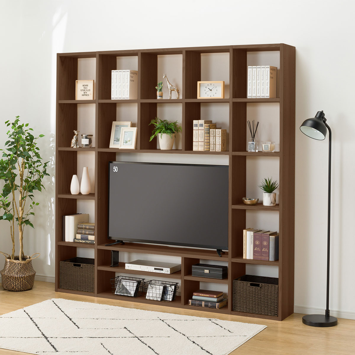 最終値下げ⭐︎5/2まで【送料込み】☆組立不要☆ニトリ　TVボード　ハイタイプ 楽天市場】ハイボード (HV002 150 MBR) ニトリ 【玄関先迄納品