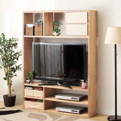 テレビボード(コネクト120-4セット LBR)通販 | ニトリネット【公式 