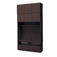 上置き付き壁面ユニットテレビボード(ウォーレン 120セット)