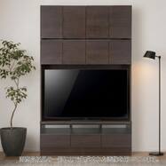 上置き付き壁面ユニットテレビボード(ウォーレン 150セット)
