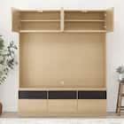 上置き付き壁面ユニットテレビボード(ウォーレン 150セット NA) 6枚目画像