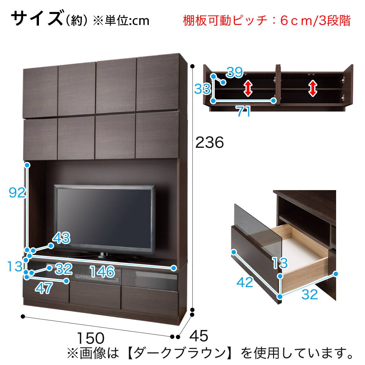 ②ニトリNウォーレン　テレビボード　60インチテレビ収納　直接お渡し可能 ニトリ（NITORI） テレビボード(Nウォーレン 120セット NA) : ニトリ