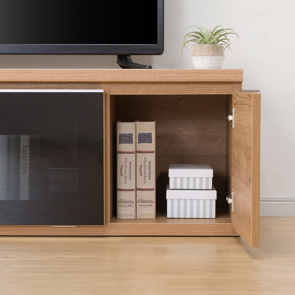 ニトリ テレビボード ローボード テレビ台 150 テレビ台(ローボードDM04 150LBR 3-1) | ニトリネット【公式
