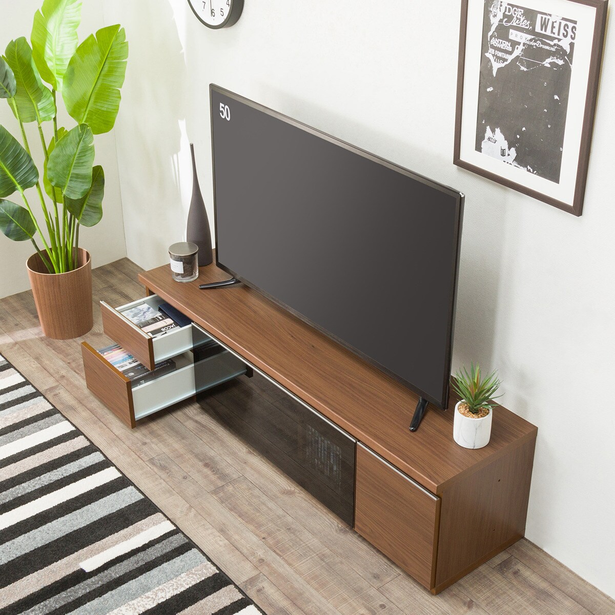 値下り品✳︎ニトリ　テレビ台 テレビ台 (GAR 幅84×奥行30cm) | ニトリネット【公式】 家具
