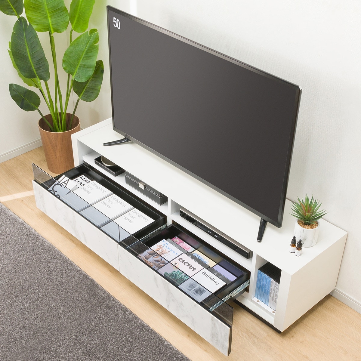 ニトリ　テレビボード　ローボード ニトリ ローボード（W150 ロータイプ WH） テレビ台 TV台 TV