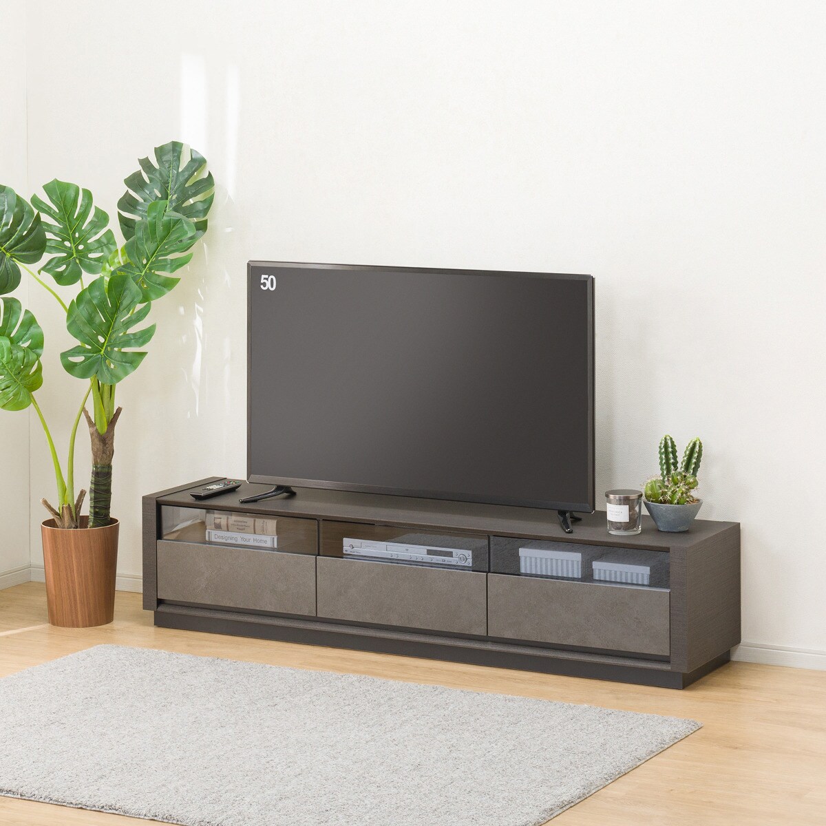 テレビ台【ニトリ】ローボード（クロノN80 WW） (⑧まるはち) 北大路の収納家具《テレビ台》の中古あげます・譲ります｜ジモティーで不用品の処分