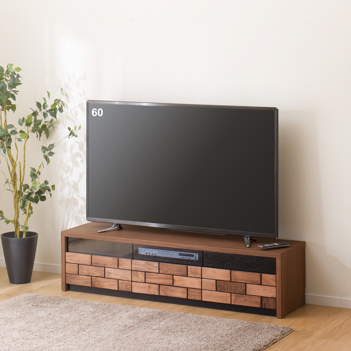 ニトリ テレビボード 150センチ幅 レンガ