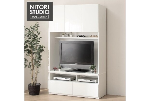 ニトリ】テレビボード(ポルテ 120TV WH) | aucklandnightmarkets.co.nz
