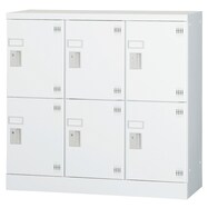 多人数用スチールロッカー(6人用 GLK-S6S H8800 3列2段)