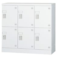 多人数用スチールロッカー(6人用 GLK-S6S H8800 3列2段)