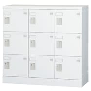 多人数用スチールロッカー(9人用 GLK-S9 H880 3列3段)