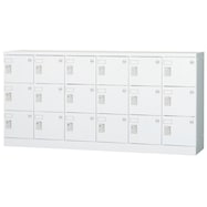 多人数用スチールロッカー(18人用 GLK-S18Y H880 6列3段)