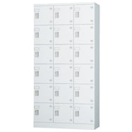 多人数用スチールロッカー(18人用 GLK-S18T H1790 3列6段)