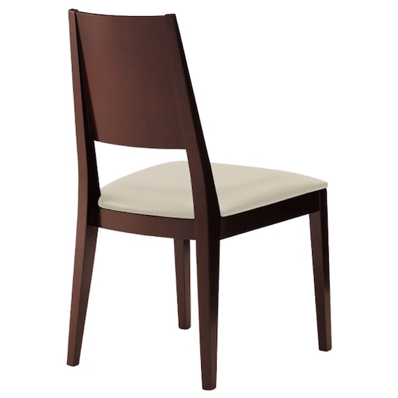 木製チェア(ハリスン A80-70 DBR/IV) 2枚目画像