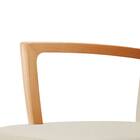 木製チェア(メルカAW 肘付き A80-70 NA/IV) 3枚目画像