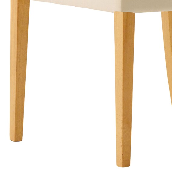 木製チェア(メルカAW 肘付き A80-70 NA/IV) 4枚目画像