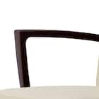 木製チェア(メルカAW 肘付き A80-70 DBR/IV) 3枚目画像