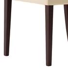 木製チェア(メルカAW 肘付き A80-70 DBR/IV) 4枚目画像