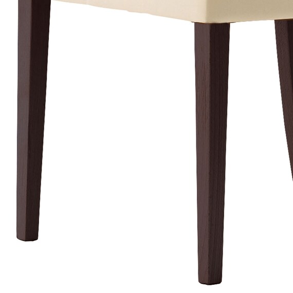 木製チェア(メルカAW 肘付き A80-70 DBR/IV) 4枚目画像