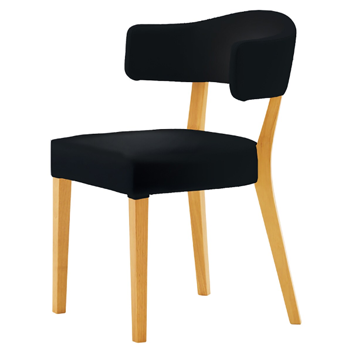木製チェア(マニコB 背張りタイプ 5NL A80-24 NA/BK) | ニトリネット