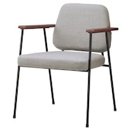 【在庫限り】スチール脚チェア(ジェイドT2 B-UP 肘付き BR)