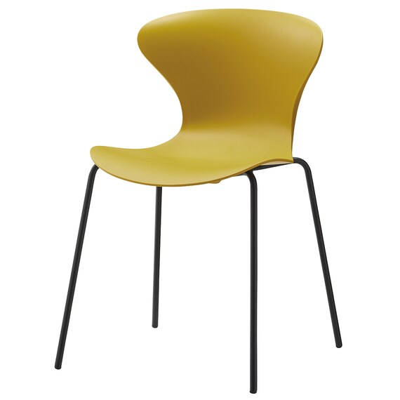 スチール脚チェア(エアM8017-10Y カリー DYE) 1枚目画像